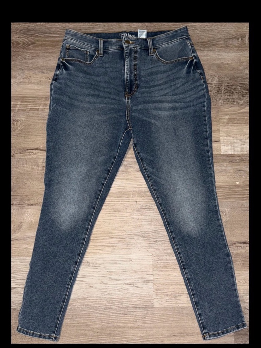 Time and Tru Dark Blue Skinny Jeans